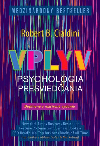 Book Vplyv Psychológia presviedčania Robert B. Cialdini