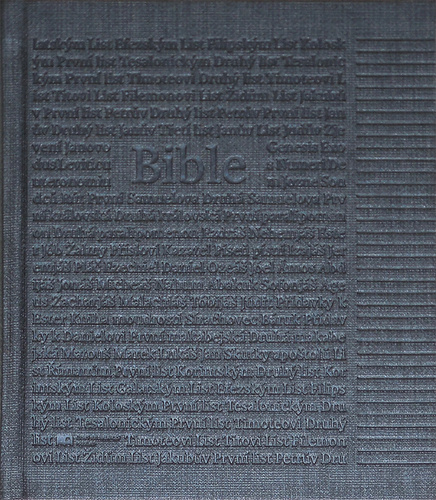 Carte Poznámková Bible antracitová 