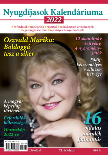 Knjiga Nyugdíjasok kalendáriuma 2022 