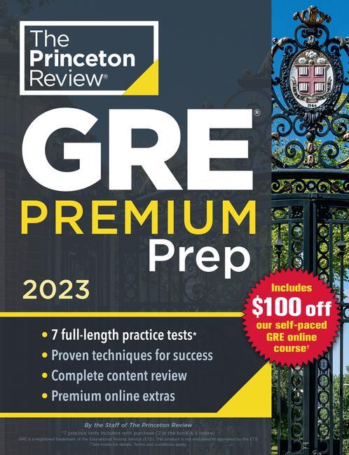 Knjiga Princeton Review GRE Premium Prep, 2023 THE PRINCETON REVIEW