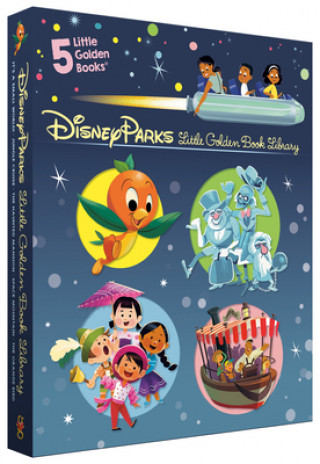 Carte Disney Parks Little Golden Book Library (Disney Classic): It's a Small World, the Haunted Mansion, Jungle Cruise, the Orange Bird, Space Mountain Random House Disney