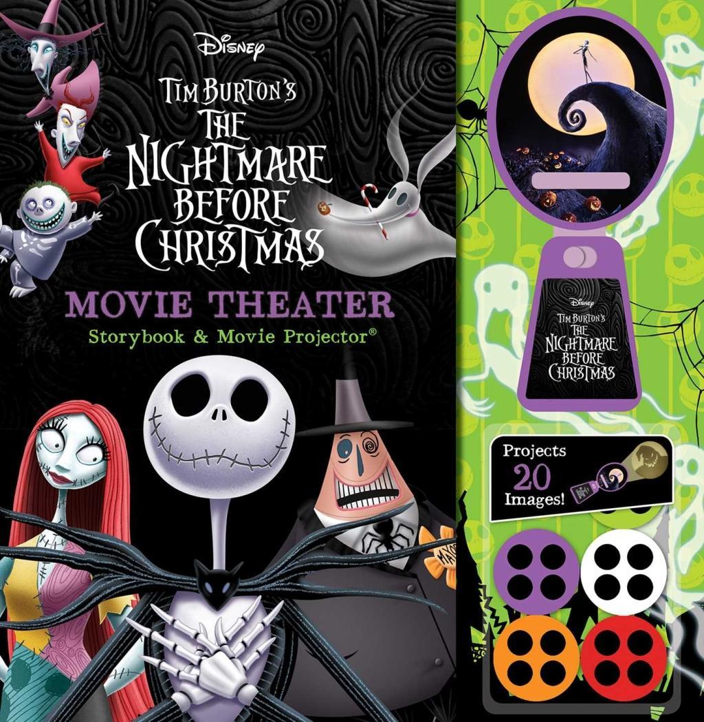 Knjiga Disney: The Nightmare Before Christmas Movie Theater Storybook and Projector 