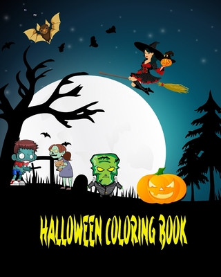 Buch Halloween Coloring Book Dane Grunn
