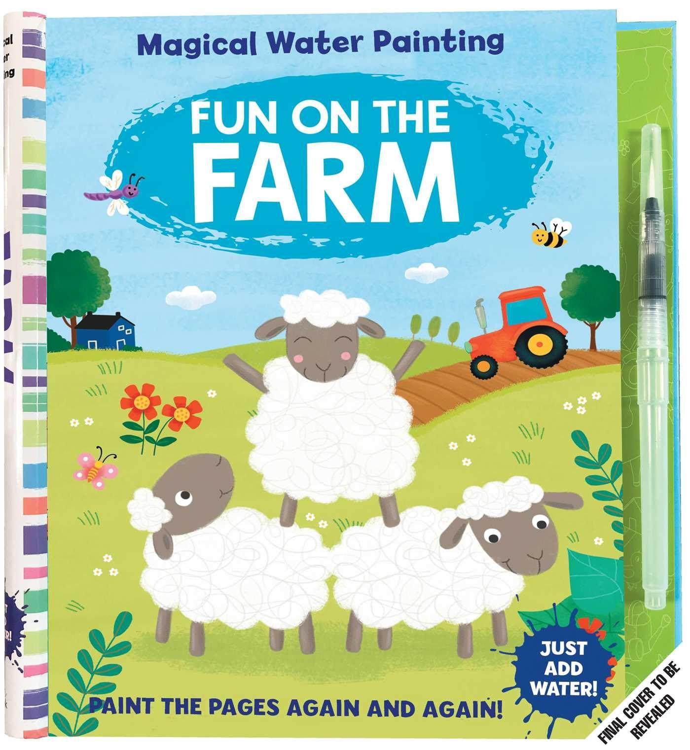 Carte Magical Water Painting: Fun on the Farm: (Art Activity Book, Books for Family Travel, Kids' Coloring Books, Magic Color and Fade) 