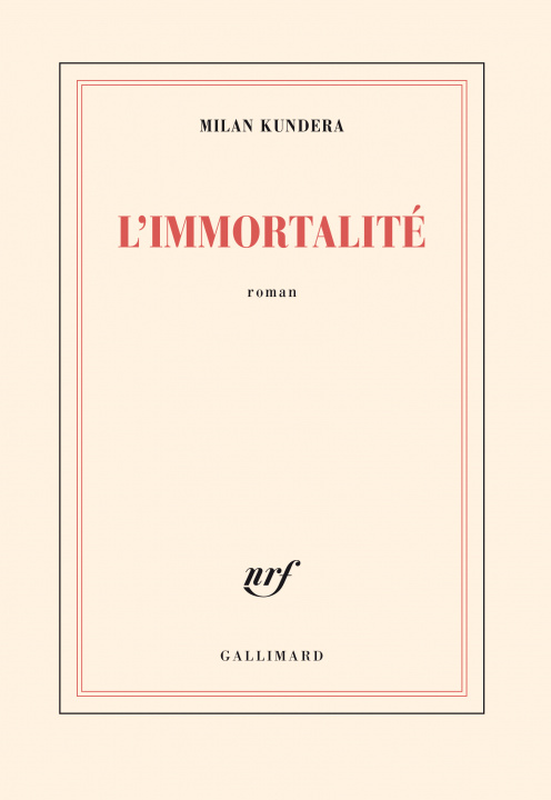 Kniha L'Immortalité Kundera