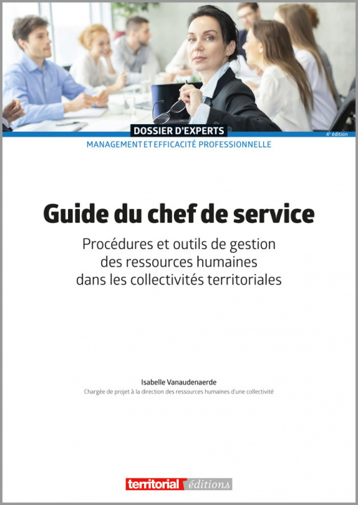Kniha Guide du chef de service Vanaudenaerde