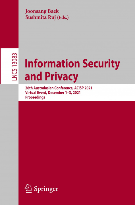 Buch Information Security and Privacy Joonsang Baek