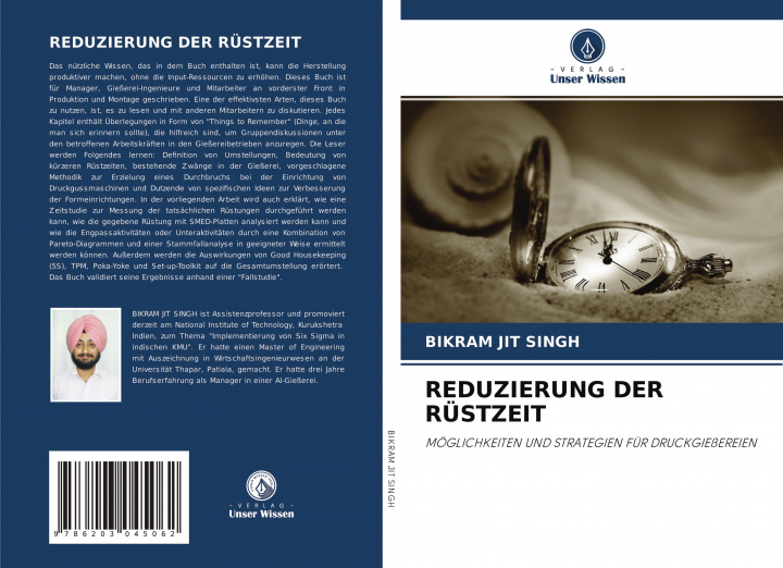 Boek REDUZIERUNG DER RÜSTZEIT BIKRAM JIT SINGH