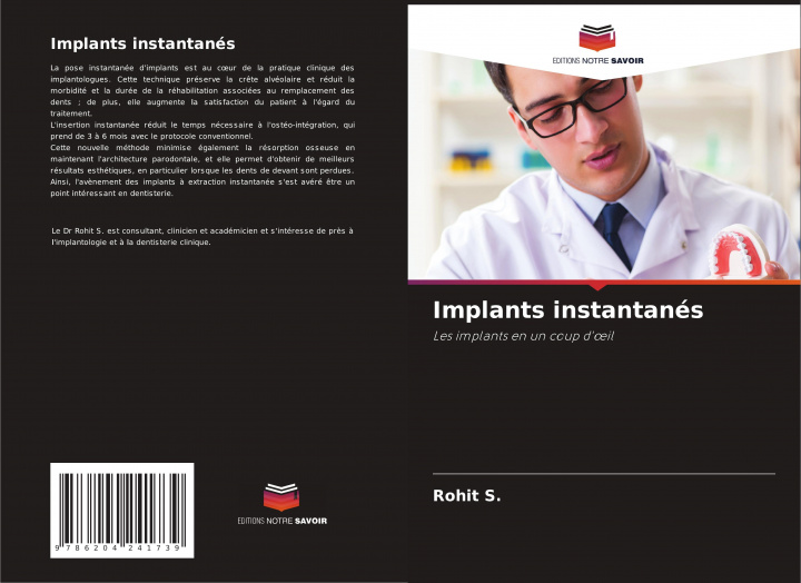 Book Implants instantanés Rohit S.