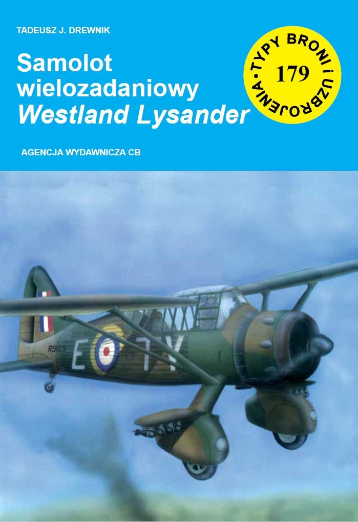 Könyv Samolot wielozadaniowy Westland Lysander Tadeusz J. Drewnika