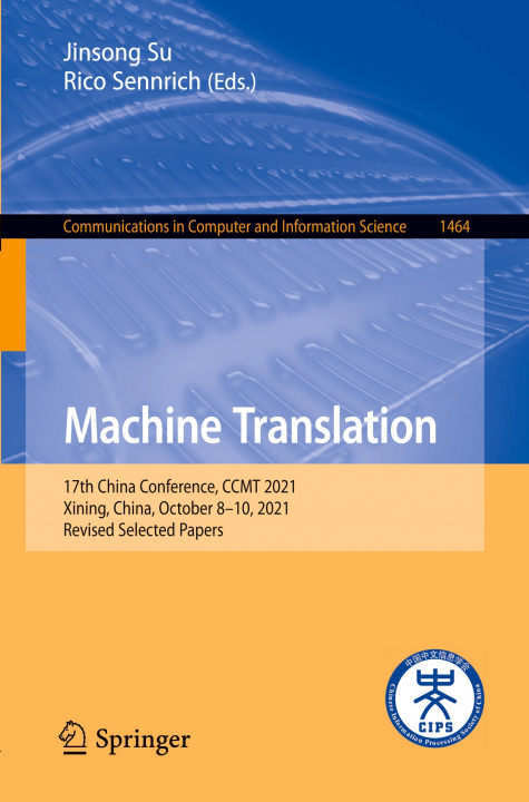 Libro Machine Translation Jinsong Su
