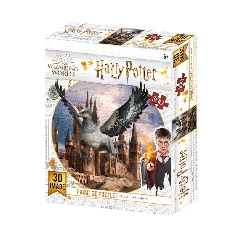 Hra/Hračka Harry Potter 3D puzzle - Hypogryf Klofan letící 300 dílků 