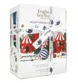 Hra/Hračka English Tea Shop Čaj Holiday English Collection bio vánoční bílá 12 pyramidek 24g 