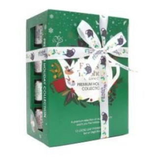Papírenské zboží English Tea Shop Čaj Premium Holiday Collection bio vánoční zelená 12 pyramidek 24g 