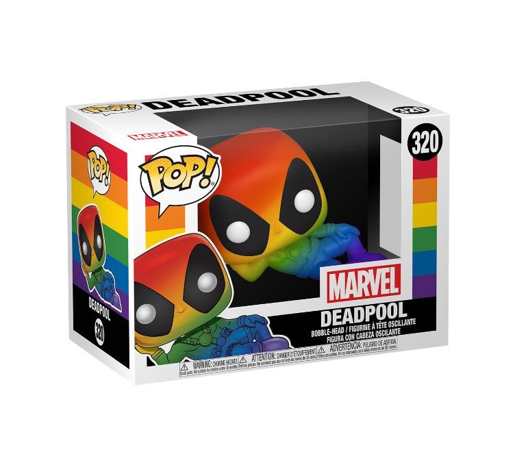 Igra/Igračka Funko POP Marvel: Pride - Deadpool (rainbow edition) 