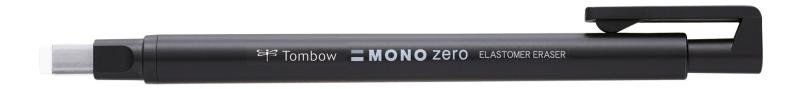 Книга Tombow Gumovací tužka Mono Zero 2,5 x 5 mm - černá 