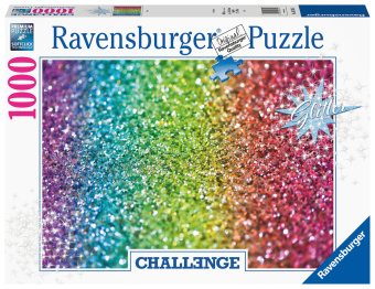Hra/Hračka Ravensburger Puzzle Challenge - Glitter 1000 dílků 
