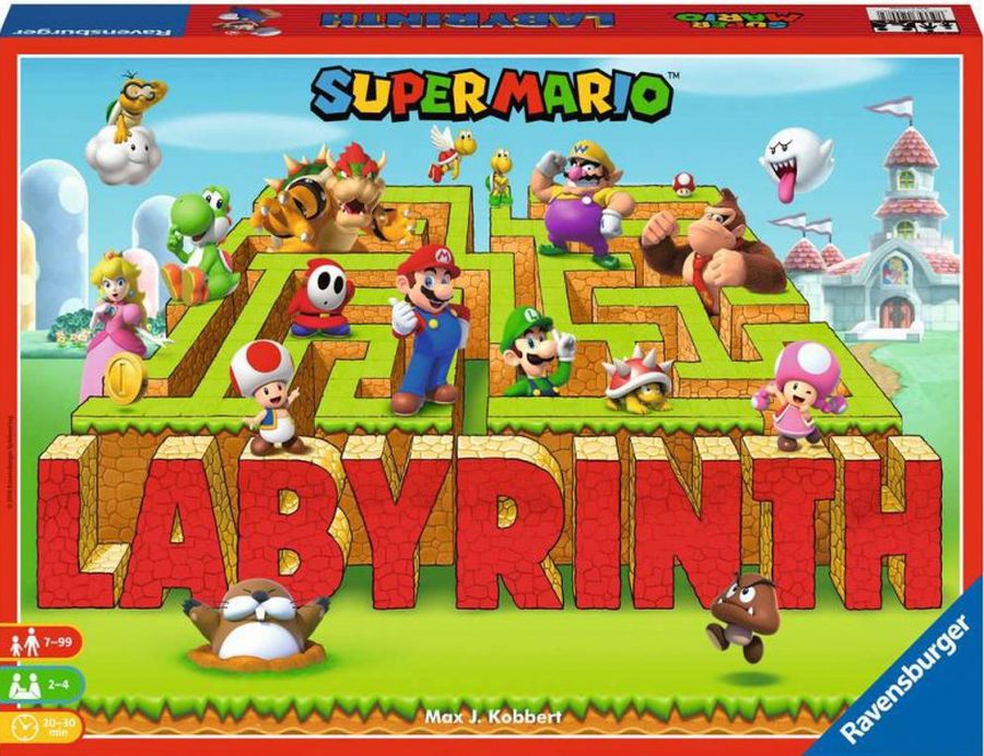 Játék Ravensburger Labyrinth Super Mario - společenská hra 