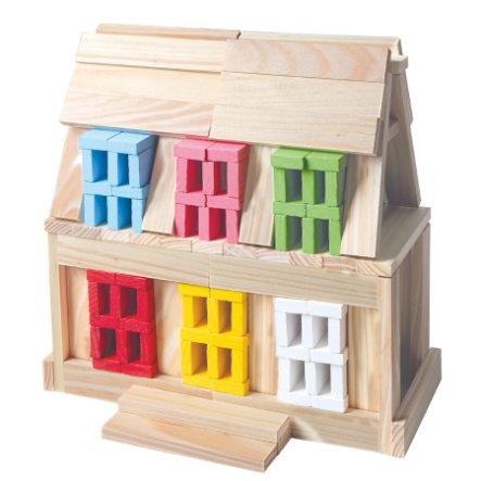 Game/Toy Dřevěná stavebnice - město 