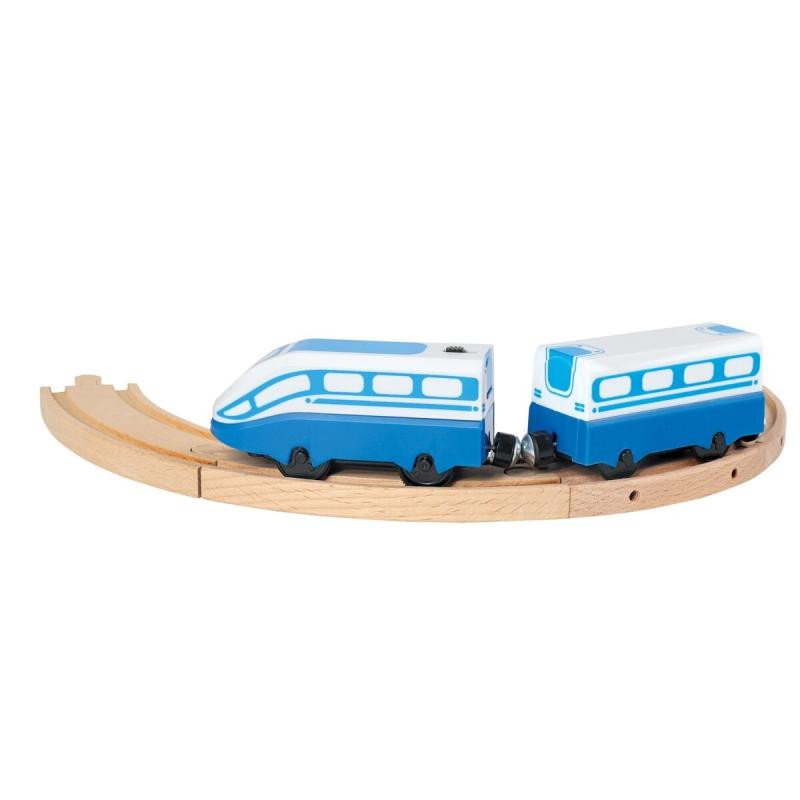 Játék Modrý osobní vlak 