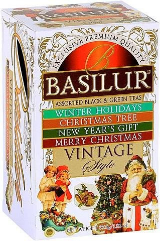 Książka BASILUR Vintage vánoční čaj (47g (19x2g a 6x1,5g) 