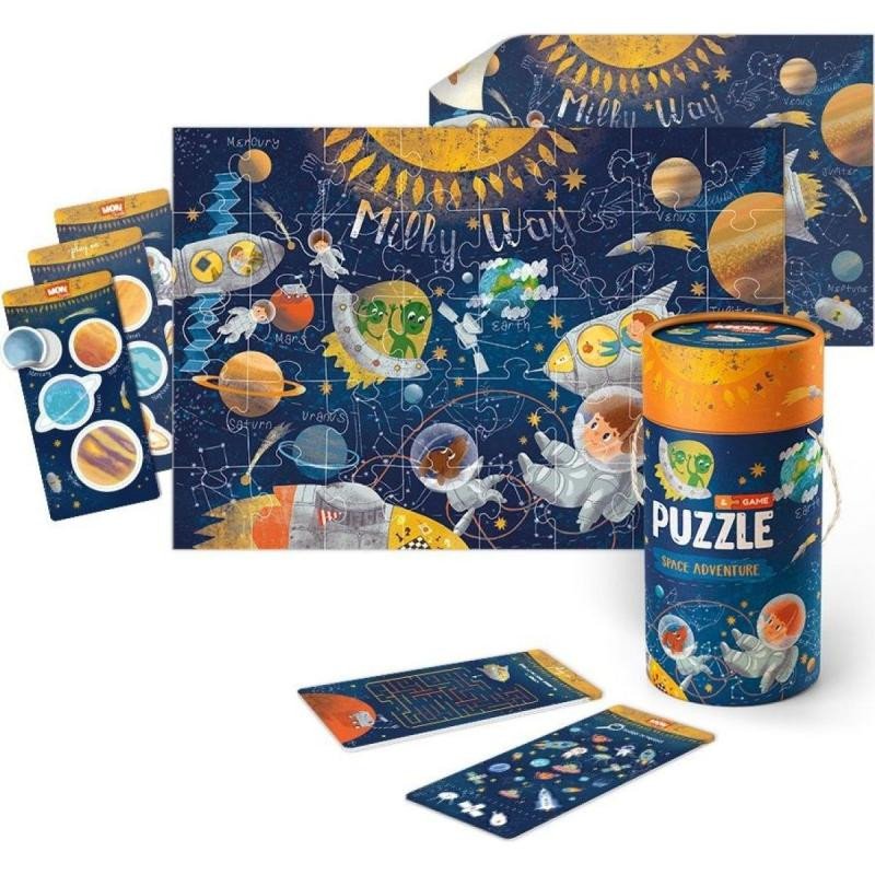 Hra/Hračka Dodo Puzzle a aktivity - Výlet do vesmíru 40 dílků 
