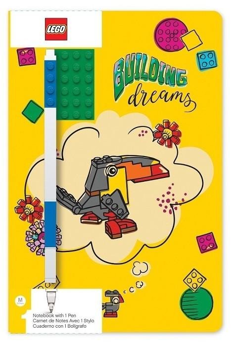 Articole de papetărie LEGO Stationery Zápisník A5 s modrým perem - Building Dreams 