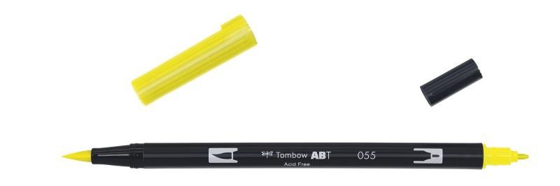 Stationery items Tombow Oboustranný štětcový fix ABT - process yellow 