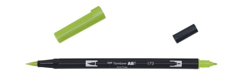 Книга Tombow Oboustranný štětcový fix ABT - willow green 