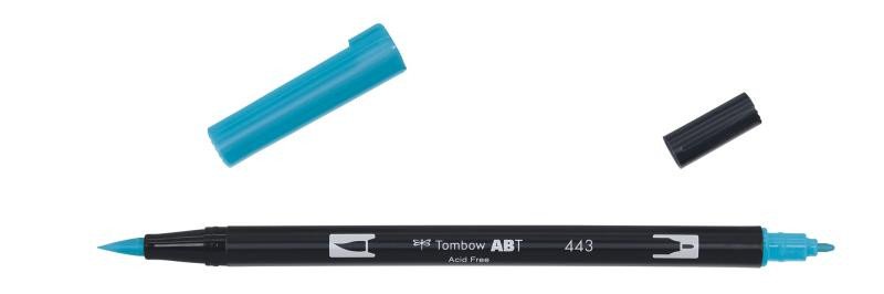 Könyv Tombow Oboustranný štětcový fix ABT - turquoise 
