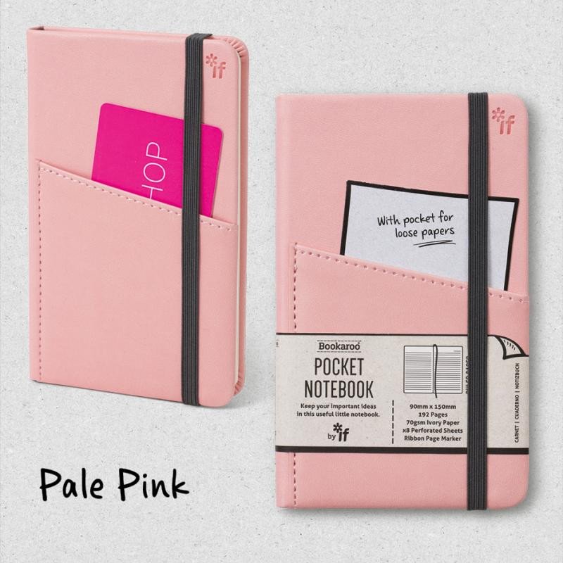 Papírenské zboží Bookaroo Kapesní zápisník A6 - růžový 