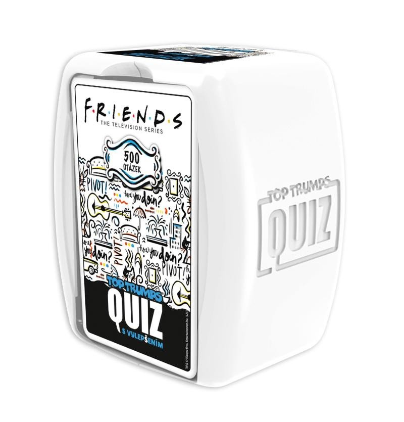 Tiskovina TOP TRUMPS QUIZ Friends CZ (Přátelé) - kvízová karetní hra 