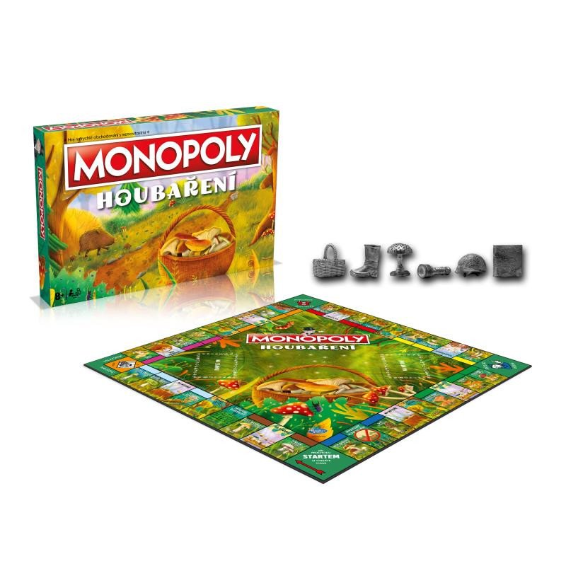 Hra/Hračka Monopoly Houbaření CZ - společenská hra 