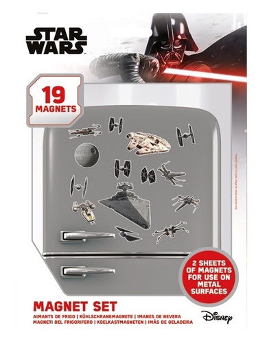 Kniha Sada magnetek Star Wars 19 ks 