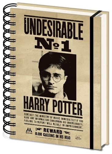 Artykuły papiernicze Kroužkový blok A5 Harry Potter/Sirius Black 