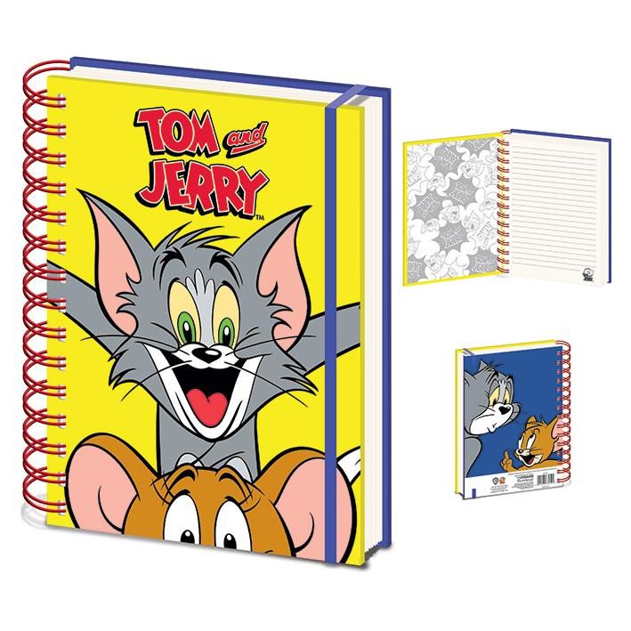 Papírenské zboží Blok A5 kroužkový - Tom a Jerry 