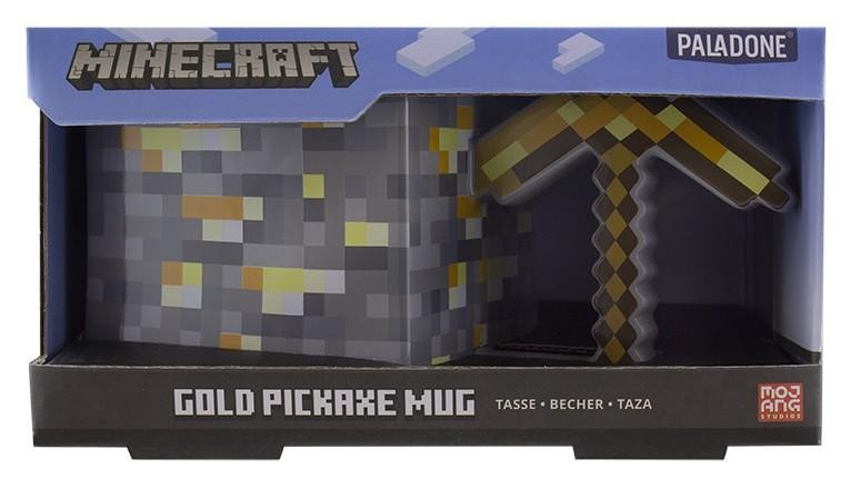 Kniha Hrnek Minecraft Pickkaxe zlatý 550 ml 