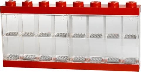 Knjiga Sběratelská skříňka LEGO na 16 minifigurek - červená 
