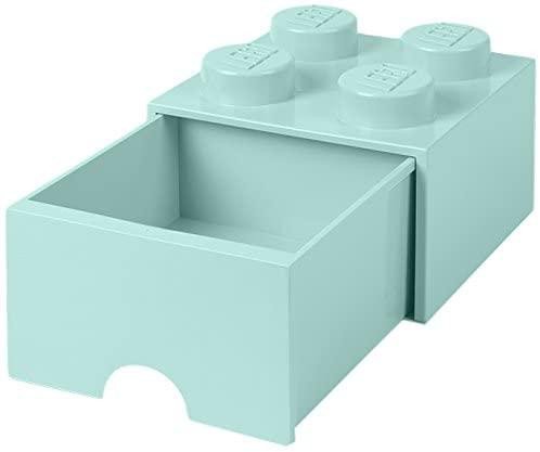Kniha Úložný box LEGO s šuplíkem 4 - aqua 