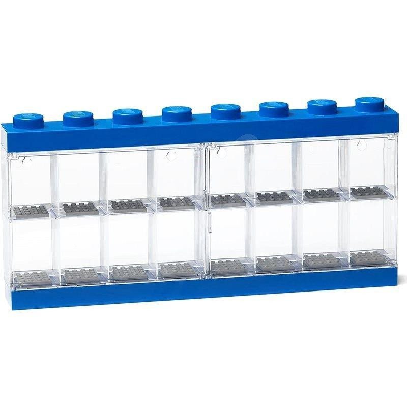 Book Sběratelská skříňka LEGO na 16 minifigurek - modrá 