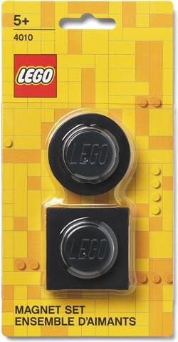 Kniha Magnetky LEGO set - černé 2 ks 