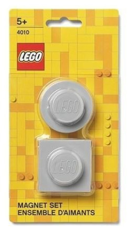 Kniha Magnetky LEGO set - šedé 2 ks 