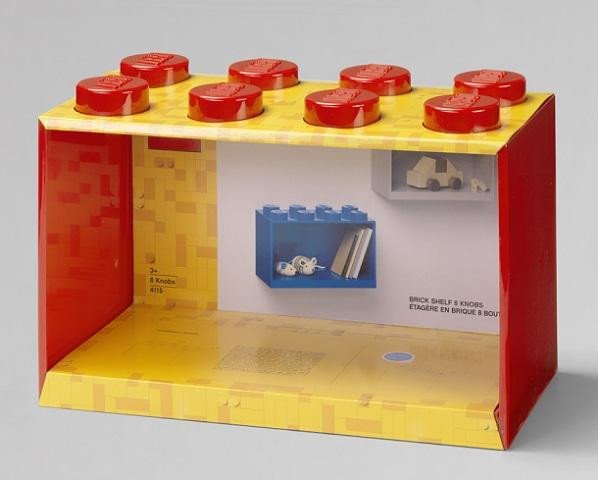 Carte Police nástěnná LEGO Brick 8 - červená 
