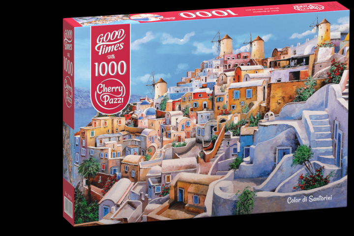 Game/Toy Cherry Pazzi Puzzle - Color di Santorini 1000 dílků 