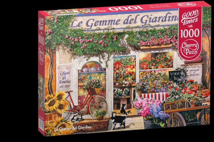 Hra/Hračka Cherry Pazzi Puzzle - Le Gemme del Giardino 1000 dílků 
