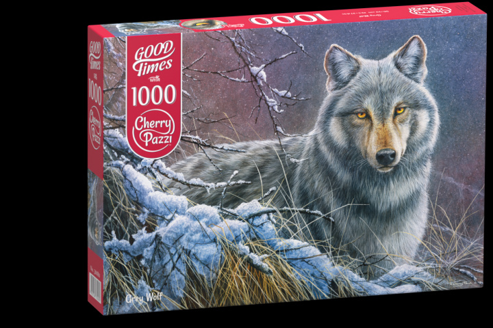 Játék Cherry Pazzi Puzzle - Šedý vlk 1000 dílků 