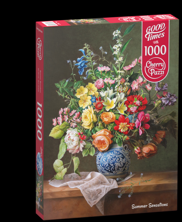 Játék Cherry Pazzi Puzzle - Letní kytice 1000 dílků 