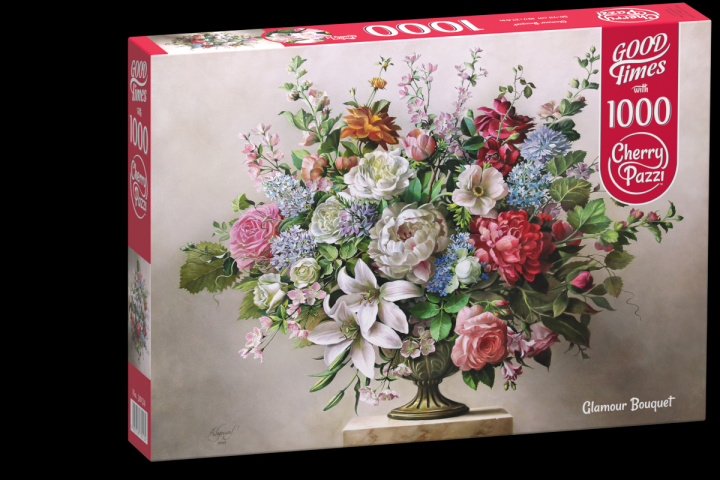Hra/Hračka Cherry Pazzi Puzzle - Glamour Bouquet 1000 dílků 