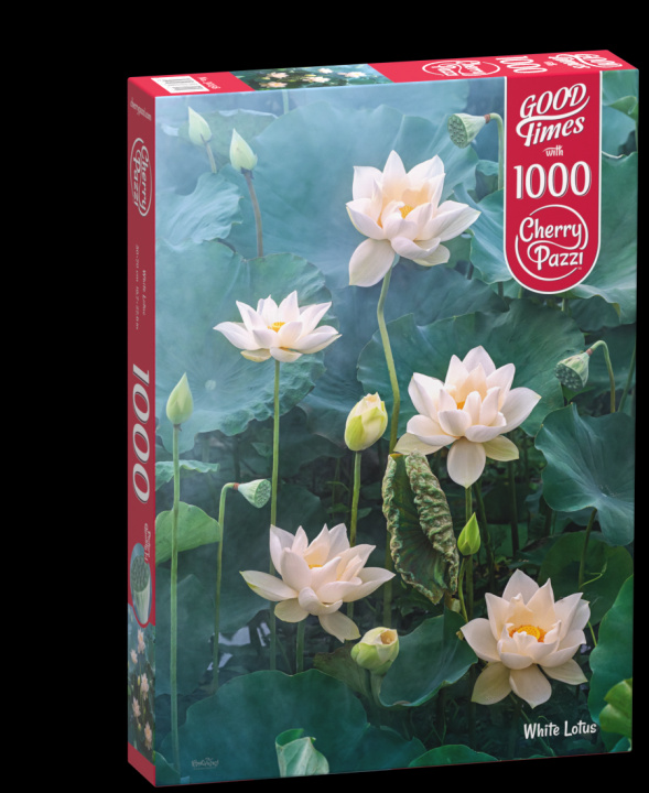 Hra/Hračka Cherry Pazzi Puzzle - Bílý lotus 1000 dílků 