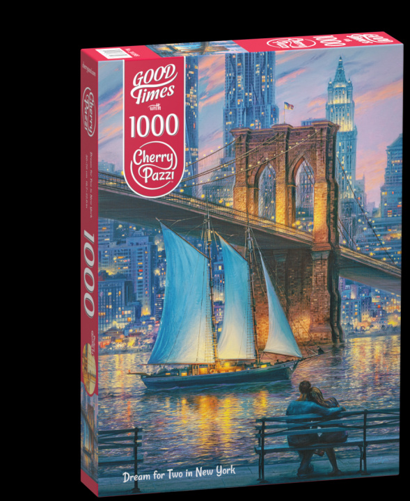 Joc / Jucărie Cherry Pazzi Puzzle - Sen pro dva v New Yorku 1000 dílků 